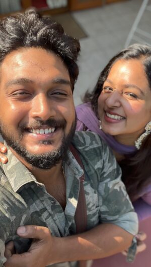 Margret Antony Instagram - My whole world 😭😭husband appreciation post on a blaaaah day ♥️. The way he says “oh video aano” @kevinkurisinkal