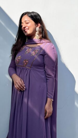 Margret Antony Instagram - Just believe! 
OOTD @saika__designs 
Vc 🎥 @kevinkurisinkal 

#ootd #ethnicwear #explorepage✨
