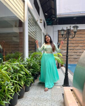 Margret Antony Instagram - Best friends engagement ootd 🌸
Pc @kevinkurisinkal