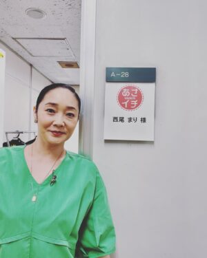 Mari Nishio Instagram - 行ってきまーす‼️
@nhk_asaichi 
@_vacancy_official