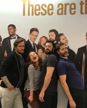 Maria Christina Thayer Instagram - Season finale tonight. I was lucky enough to be a part of #thosewhocant. I am forever grateful to the @grawlixcomedy who I got to hang with while they made one of the funniest, most inventive, tv shows around. These guys are each so kind, and smart and funny. I hope we get to make more of this show, as, after three seasons, I was so close to being able to tell them apart.  JK I LOVE YOU @caytonholland @benroy00 @theorvedahl