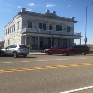 Maria Christina Thayer Instagram - If you’re ever in Lavina, Montana (pop. 168) and need a place to stay, my great grandfather Ludwig built a hotel there over a hundred years ago, that was furnished 10-20 years ago by an eccentric named Raymond Barry who dressed in civil war uniforms (both sides) played the bagpipes and lived there with too many cats. Photos from our fundraiser to restore it. Thanks to all who came out!