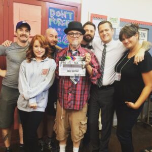 Maria Christina Thayer Instagram - Wrap on season 2 with these wonderful lunatics. #thosewhocant