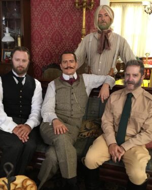 Maria Christina Thayer Instagram - Season finale tonight. I was lucky enough to be a part of #thosewhocant. I am forever grateful to the @grawlixcomedy who I got to hang with while they made one of the funniest, most inventive, tv shows around. These guys are each so kind, and smart and funny. I hope we get to make more of this show, as, after three seasons, I was so close to being able to tell them apart.  JK I LOVE YOU @caytonholland @benroy00 @theorvedahl