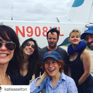 Maria Christina Thayer Instagram - Right before we boarded the tiniest rickety-est plane and I white knuckled it for 30 minutes.  Spoiler alert: we survived.
