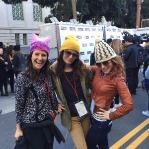 Maria Christina Thayer Instagram - Posing by the portapotties. Photo @zoeperryveri  #womensmarch #tellmewhatdemocracylookslike #thisiswhatdemocracylookslike