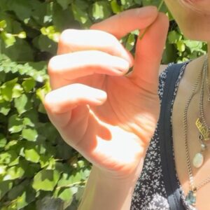 María Evoli Instagram - 12 de enero, Buenos Aires
Cuando camino 
habito todas mis vidas
En una de ellas 
en lugar de celular en las manos
había un mapa extendido
En otra 
caminaba con los ojos cerrados
guiada por el aroma de una flor