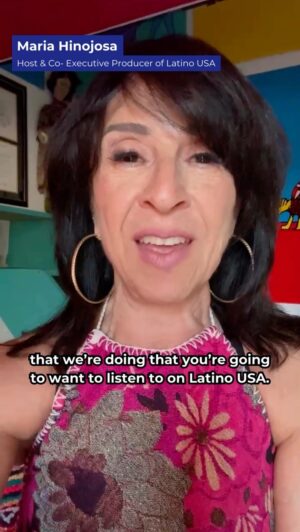 Maria Hinojosa Instagram - This Sunday on @latinousa, we take you to a secluded part of the U.S.-Mexico border to explore how a once tranquil border community transformed into a ghost town.

Tune in to “In the Shadow of the Wall” with @maria_la_hinojosa and Fernanda Echavarri.

Don’t miss it 🎧 #TheLatinoFactor