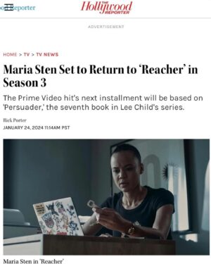 Maria Sten Instagram - I hope y’all are ready because the ‘Persuader’ is coming for you… 👀