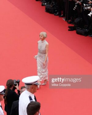 Maria de Medeiros Instagram - Day One as the President of the “Jury de la Citoyenneté” in Cannes. 16 May 2023 - Maria de Medeiros wears VIVIENNA LORIKEET beaded dress and ROGER VIVIER shoes to attend the "Jeanne du Barry" Screening & opening ceremony red carpet during Cannes Film Festival.