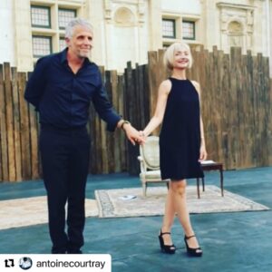 Maria de Medeiros Instagram - #Repost @antoinecourtray with @use.repost
・・・
@stephane_guillon et @mdmpelomundo 
Magnifiques 
Alain et Catherine Robbe-Grillet ! 

Merci @ericemmanuelschmitt_officiel, @cordier_pierre_francois et @grignan_festivalcorrespondance 
D’être passé d’Austerliz au Nouveau Roman