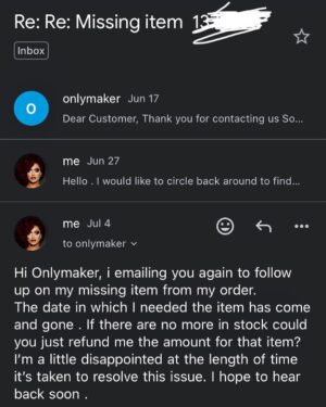 Mariah Balenciaga Instagram - Think twice about ordering from @onlymaker_shoes , I still haven’t heard back since the the last email!!!!!! No item , no refund & no Response. First time ordering, I should have know better🙄