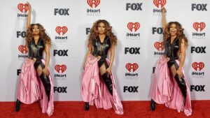 Mariah Balenciaga Instagram - A night to remember with the ✨ ICONIC @jlo ✨at the @iheartradio awards alongside some of my most fabulous sisters 💕 !!! #mug4dayz #rupaulsdragrace #rugirls #dragula #misscontinental #jlo #iheart #iheartradio