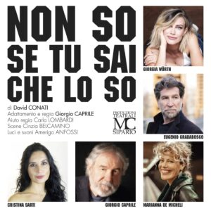 Marianna De Micheli Instagram - a Roma al Teatro Tor Bella Monaca il 19/20/21  Gennaio... venite? 😘
