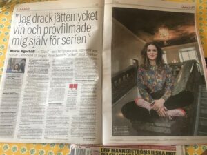 Marie Agerhäll Instagram - Tant är med i Aftonbladet      , sicken ära! 📸@bjorn.lindahl och text @andersson.janolov 🤗