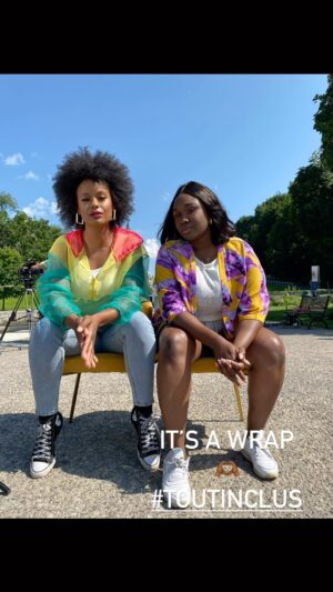 Marième Ndiaye Instagram - It’s a WRAP 🎥🫶🏾🖤✔️ 10/10 3e Saison 🤌🏾
@toutinclusrc X @icirctele 
Merci au team pour la belle saison ✨ 
(Maintenant Mamario s’en va à la game de baseball de Lion 🤪❤️

@miss.barbz 👊🏾🖤 
@anthoniamakeup 💄💞
.
.
.
#Marieme #Mario #ToutInclus #Icitele #Ottawa #Black #blackgirlmagic #blackwomen #tvhost #television #blackisbeautiful #radiocanada