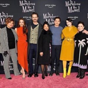Marin Hinkle Instagram - Celebrating Season 4 with this Marvelous cast! @maiseltv @primevideo #mrsmaisel