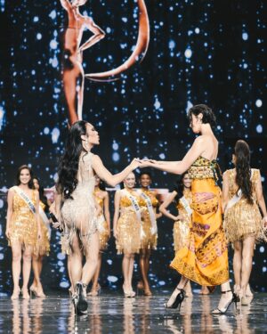 Marina Summers Instagram - The Universe was waiting for me all along 🥹🌌👑

It’s been such a dream come true to be able to step on the Miss Universe stage since I was a little boy in a small province. I can clearly recall how I used to sneak in to my room, I would use my mom’s heels, my towel as my hair and blankets as my gown- imagining those were enough for me to strut my little room and scream my name and “Philippines!” in secret. 🇵🇭🙏🏽

20 or so years later, there I was, doing the exact same thing, but not in secret anymore. On stage. Full glam. Prouder. Braver.💯✨

Thank you @themissuniverseph for allowing me to heal and celebrate that inner child. Thank you Sir @jonasempire.ph and Sir @voltairetayag for letting me live out this dream for a lot of us. Thank you direk @robbycarmona , @karlangelrocks , @dgrind_jobel369 for allowing me to be part of the creative process from production, to the music and to the choreography. Thanks for involving me and making sure I have a voice during this entire process.

Para sa mga nangarap, gustong mangarap at mga patuloy na nangangarap. Kaya. Kayang-kaya! 🙏🏽💪🏽 

Wearing Custom silver fringe dress by @rianfernandez888 
Custom shoes by @jojobragaisofficial @bragaisjosejoaquin 
Styled by @paulxsese 
Assistant stylist @thequilangmiguel 
Makeup assistant @tinydeluxxe 
Hair @carloroblico 
Assisted by @thecampsummers @thekrisnuevo @acetumambing @janey.be.with.you @jackyjohncielo 
Social Media Team @francisconiko @issaabello @rureroryruri 

#MarinaSummers #MissUniversePhilippines2024