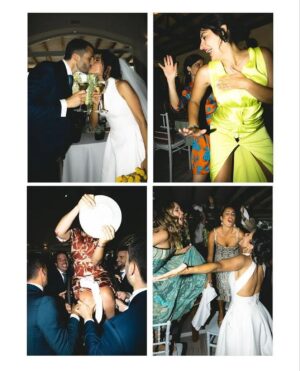 Marina Valdés Instagram - Charanga, zamburiñas, fiestón y mucho amor ✨

@conchigildiaz & @borjatabe 👰🏻🤵🏻‍♂️

💘El lookazo es de @apparentiaofficial