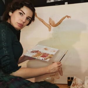 Marina Weisband Instagram - Doing some #art
#painting