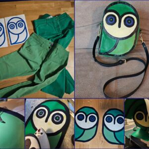 Marina Weisband Instagram - Ich habe zwei grüne Hosen gebraucht gekauft und daraus die perfekte kleine @projekt_aula Handtasche genäht!
Es ist meine erste eigene Handtasche und ich bin sehr inspiriert damit an Schulen zu fahren und Jugendlichen Demokratie greifbar zu machen. Wenn ihr Schulen unterstützen wollt, spendet doch gern an https://www.aula.de/spenden