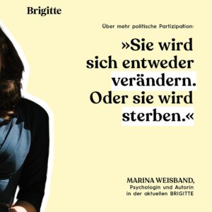 Marina Weisband Instagram - Marina Weisband ist bekannt für ihre Klugheit und Klarheit. Sie kämpft gegen die „erlernte Hilflosigkeit“ in unserer Gesellschaft – und eine Krankheit, die ihr die Kraft raubt. Unsere Redakteurin Ariana war zu Besuch bei einer der interessantesten Denkerinnen und Aktivistinnen Deutschlands. @afelia #brigittemagazin