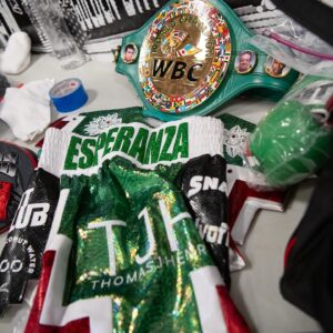Mario Barrios Instagram - S/o to everyone for the support last night. Got the job done with one eye now on to the next. Big thank you to my team for a great fckn camp, WBC interim strap staying in SA! 🪶🇲🇽🤎

📸 : @a_sanch_