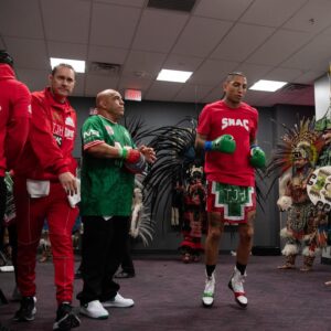 Mario Barrios Instagram - S/o to everyone for the support last night. Got the job done with one eye now on to the next. Big thank you to my team for a great fckn camp, WBC interim strap staying in SA! 🪶🇲🇽🤎

📸 : @a_sanch_