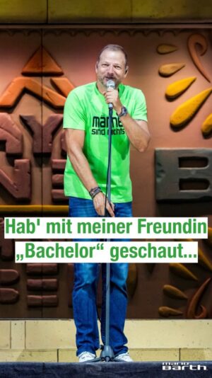 Mario Barth Instagram - Das und mehr erwartet dich auf meiner neuen Tour „Männer sind nichts ohne die Frauen“! Es wird wieder der Wahnsinn. 😄 Februar 2025 geht es los. Karten gibt’s ab sofort im Vorverkauf!🌹 #männersindnichts #derbachelor