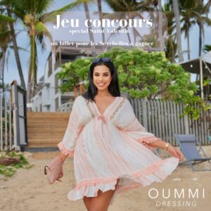 Marion Marimoutou Instagram - Jeu concours 🌹

À fin de célébrer la Saint-Valentin comme il se doit, @oummidressing.re vous offre un billet d'avion vers un cadre idyllique... Les Seychelles 🇸🇨✈️

Pour participer et tenter de remporter ce voyage rien de plus simple: 

* Être abonné à @oummidressing.re 🛍️
* Partager le post en story en identifiant @oummidressing.re 
* Aimer la publication et commenter la publication en identifiant 5 personnes de votre choix 🥰

Partager et jouer plusieurs fois augmente votre chance de gagner 🤞🏼

Faites attention aux faux comptes qui vont être créer, celui-ci est l’unique compte de la boutique 😉

Le tirage au sort aura lieu le 20 février (le où la gagnant(e) du concours sera contacté par MP) - Bonne chance à tous ❤️