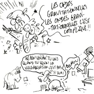 Marion Montaigne Instagram - Un petit résumé de ma semaine.
#ondesgravitationnelles #boulot #superheros