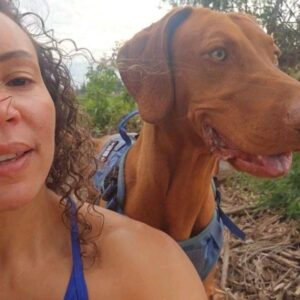 Marion Reneau Instagram - Gotta love our little runs! And before you ask about Hershey,  she has been on the struggle bus lately.  She can't do as many miles or keep up.  So she does the long walks instead of the runs.  @darce_vader_vizulapup 
.
#Vizsla #VizslaLife #VizslaLove #VizulaofInstagram #ViszulaMom #DARCE #DarceVader #dogs_of_instagram #dogoftheday #MarionReneau #TeamReneau #Belizean