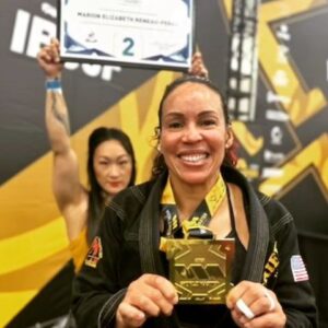 Marion Reneau Instagram - **DOUBLE GOLD** 🥇🥇
We will call this year the "Triple C". 
(3x getting double GOLD, 2021, 2022, 2023)
The ladies today really did bring nothing but the best.  It's always a complete HONOR to share the mats with such talent! 
I say this all the time,  THIS is a team effort.  I'm only as good as my team that stands with me and the coaches who keep me humble! 
Thank you! You are all priceless! 
@crystalcvaldez @coach.mando @xcraddockx @the_real_bobby_boucher @landi_malissa @rosemarie_mrqz
@ibjjf 🙏🏽🙏🏽🙏🏽