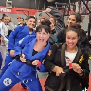 Marion Reneau Instagram - I do not take this community of women for granted. I'm honored each and every time they show up to train!  There is no greater feeling! Just Jiu-Jitsu!  The way it should be! 💯❤️🤍
.
#TrifectaMMA #Trifecta #ChangeTheGame #Logic #2023 #LevelUp #Visalia #hardwork #dedication #jiujitsulife #JiuJitsuWasted #MarionReneau #community #movement #BlackBelt #EARNED