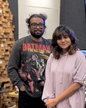 Maris Vijay Instagram - Oyyale @lavita_lobo_ @marisvijayofficial @mmuzikofficial @trinity_waves_studio @premgi #lockdown #music #musician #musicproducer #bollywood #kollywood #musicianlife #studio #recording