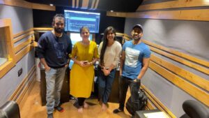 Maris Vijay Instagram - Coming soon Bollywood @savanieeravindrra @mmuzikofficial @trinity_waves_studio  @raajraj69 @priya.zz @mmuzikofficial @trinity_waves_studio