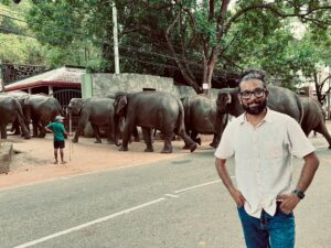 Maris Vijay Instagram - Pinnawala Elephant Orphanage in Sri Lanka! Such an amazing experience seeing these gentle giants up close. 🐘✨ #Pinnawala #SriLanka #Elephants @marisvijayofficial  @mmuzikofficial