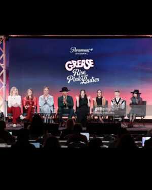 Marisa Davila Instagram - We had such a nice welcome this past week into the @paramountplus family. 💗 So proud to represent Grease: Rise of the Pink Ladies at the TCA’s with these incredible people. Absolutely no one I’d rather be on this journey with. BIG shoutout to the glam squad✨

Hair: @alyxliu 
Makeup: @makeupbydion 
Stylist: @jilljacobsstudio