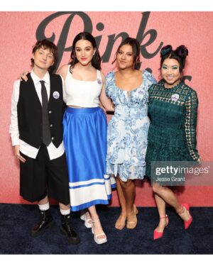 Marisa Davila Instagram - 💖VOTE PINK this Emmy season 💖

The polls for the 75th Emmy awards are open and you can now vote for your favorite 50’s musical tv show 😉 If you’re a fan of our show #grease #riseofthepinkladies , and a member of the Television Academy, please vote! 🗳️ My friends and I, this cast and crew, we had the time of our lives making this season full of content that’s never been done before. I’d love for all of my fellow coworkers to be recognized for their remarkable hard work. THINK PINK 💕 and thank you always for your immense support 💋you can now BINGE all episodes with a free month promo code (PINKLADIES) spread the word! 📣🎶