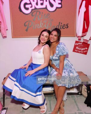 Marisa Davila Instagram - 💖VOTE PINK this Emmy season 💖

The polls for the 75th Emmy awards are open and you can now vote for your favorite 50’s musical tv show 😉 If you’re a fan of our show #grease #riseofthepinkladies , and a member of the Television Academy, please vote! 🗳️ My friends and I, this cast and crew, we had the time of our lives making this season full of content that’s never been done before. I’d love for all of my fellow coworkers to be recognized for their remarkable hard work. THINK PINK 💕 and thank you always for your immense support 💋you can now BINGE all episodes with a free month promo code (PINKLADIES) spread the word! 📣🎶