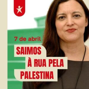 Marisa Matias Instagram - Enquanto as cenas de barbárie continuam a chegar da Palestina, o clamor global por um cessar-fogo cresce. É preciso reconhecer o Estado da Palestina e impor sanções a Israel, esta é a única forma de impor o cessar-fogo. Por isso não deixamos de falar da Palestina, por isso, o Bloco estará nas ruas.