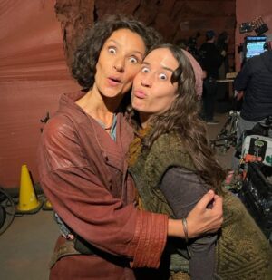 Marisé Álvarez Instagram - @indiravarma Appreciation post! Thanks for the love on and off set, gorgeous lady. You are a truly beautiful and talented soul. So much fun! REINA 🫶 #obiwankenobi #starwars