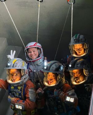 Marissa Labog Instagram - That time we went to the moon... 🌕

#crater #disneymovies #stuntperformer #stunts #stuntlife #stuntwomen #stuntwoman #fitnessmotivation #strongwomenrock