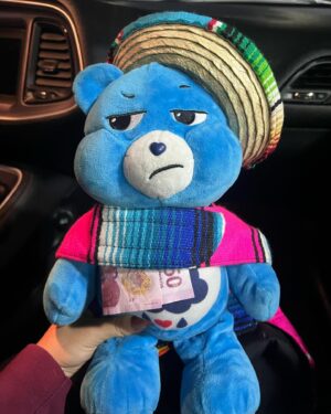 Maritza Janett Instagram - This is Otto Villada. A gift from my bestest friend @dear.salem. He’s our son now 🧸💙. He likes side eyeing bitches & going to book stores. He likes coffee, probably. He loves traveling to his mamas shows. From Dynamite in California to the famous hall of the auditorium in Tijuana Mexico, to Florida and, next week he’s going to Canada 🇨🇦 with his mama @dear.salem 🥺 we love our baby boy 🧸 

#coparenting