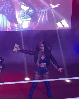 Maritza Janett Instagram - 2023 was an adventure 🖤. From winning the @hoodslam tag titles with my boo @darksheikftf & winning the GOLDEN GIG to being a part of Wrestlemania 🌟 To walking past The Undertaker backstage and seeing how beautiful he is irl. (That’s my years highlight and I have no photo to prove it) Grateful for all of it. I will also forever be horrible at getting footage or good photos 😅 too busy living in the moment 🖤✨