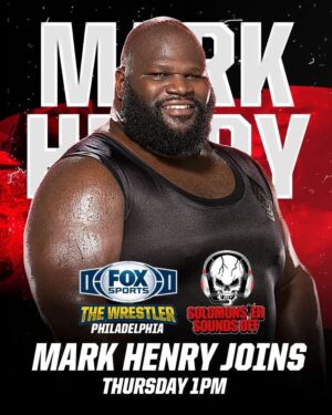 Mark Henry Instagram - Catch @themarkhenry Tomorrow Afternoon At 1 PM Eastern Time ! #WorldsStrongestMan #MarkHenry #HallOfPain #BentOnDestruction #ThatsWhatIDo #NationOfDomination #TheNationOfDomination #ByAnyMeansNecessary #SexualChocolate #TeamMarkHenry #WWEHallOfFamer #WWEHallOfFame #WWEHallOfFame2018 #AttitudeEra #RuthlessAggressionEra #90sWWE #OldSchoolWWE #WWENetwork #WWE #AEWDynamite #AEWRampage #AEWDon #AEWDoubleOrNothing #AEW #AllEliteWrestlingDynamite #AllEliteWrestlingRampage #AllEliteWrestlingDoubleOrNothing #AllEliteWrestling #AllElite #FoxSports