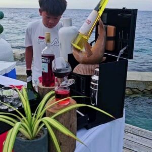 Mark Lee Instagram - Day 3 at @centaragrandmaldives 

We went for the cocktail mixology class and learned how to mix cocktail/mocktail at the Coral Bar. 🍸 

It was a fun and interactive experience for us  as we learned the art of creating delicious and innovative cocktails/mocktails. Led by  an experienced mixologist bartender, the class takes place in a beautiful setting overlooking the crystal-clear waters of the Maldives.

During the class, we were taught how to properly mix and shake a variety of cocktails, using fresh ingredients and high-quality spirits. We have the opportunity to learn about different types of glassware, garnishes, and techniques, as well as the history and origins of the cocktails.

After the class, we relaxed and enjoyed our freshly made cocktails/mocktails at the bar. We truly enjoyed the session. Cheers!!

@chanbrothersexpress @caluvsgyu @hot_hotdogwrizz @calynnleezh 

#mixology #centaragrandmaldives #coralbar #cocktails #mocktails #cocktailmixing #juneholiday #happyholiday #leefamily #bondingtime