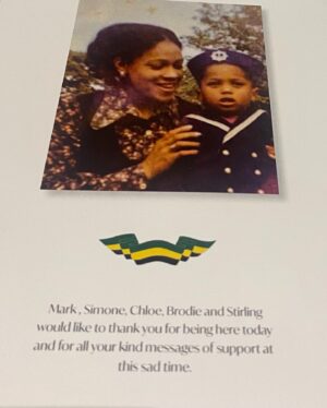 Mark Rhino Smith Instagram - Yesterday I laid my Mum Pauline Yvonne Smith Rest 🙏🏾❤️💐 I want to say a big thank you to all my family and friends and all of you for your support and well wishes. Please tell your loved ones, that you love them over and over again. Be kind, live your live life and pursue your dreams big or small. Mum I love you and I know you will be making friends wherever you are now 😍 Thank you to all my boys that I grew up with, we haven’t all been together for over 30 years ❤️