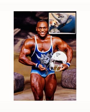 Mark Rhino Smith Instagram - #monday #motivation 32 years ago Winning the #London Bodybuilding 1992, then #gladiators 1995 then #waltdisney #zootopia #rhino 
As much as we have to stay focused on our goals and dreams. I think it’s important to remember how far we have come. Have a great week and keep pushing ❤️
#live #love #life #health #fit #family 
Big up 🙌🏾