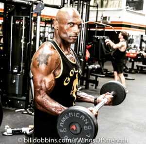 Mark Rhino Smith Instagram - Thank you very much @muscleandfitness  Link in bio.. for a fun interview @billdobbinsphoto @themsolympia  @goldsgym 🙏🏾❤️🙏🏾 Although my training has changed. #bodybulding will always have a special place in my heart. It taught me to put that work in 24/7 training, nutrition and recovery. Keep moving forward everyone @thegymvogue 💯 Thanks son @brodietyyoungsmith for rolling with your old man 🤪😂

#live
#life 
#health 
#love 
#fitfam